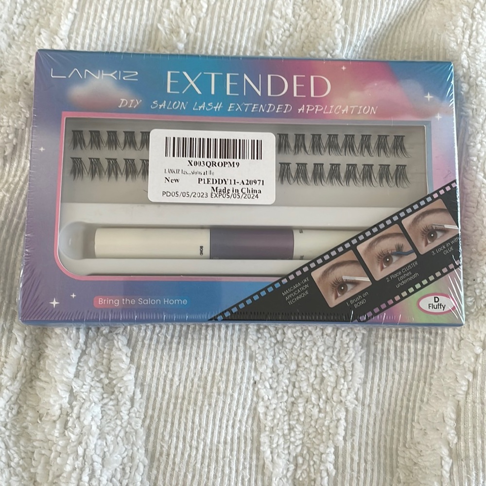 Lankiz lashes and glue applicator set